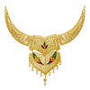 Sukkhi Amazing 24 Carat Gold Plated Meenakari Choker Necklace Set for Women