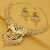 Sukkhi Amazing 24 Carat Gold Plated Meenakari Choker Necklace Set for Women