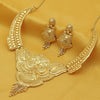 Sukkhi Pretty 24 Carat Gold Plated Choker Necklace Set for Women