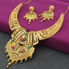 Sukkhi Ethnic 24 Carat Gold Plated Meenakari Choker Necklace Set for Women