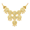 Sukkhi Fancy 24 Carat Gold Plated Choker Necklace Set for Women