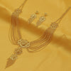 Sukkhi Lovely 24 Carat Gold Plated Floral Multi-String Necklace Set for Women