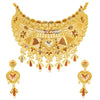 Sukkhi Marvelous 24 Carat Gold Plated Choker Necklace Set for Women