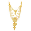 Sukkhi Glimmery 24 Carat Gold Plated Multi-String Necklace Set for Women