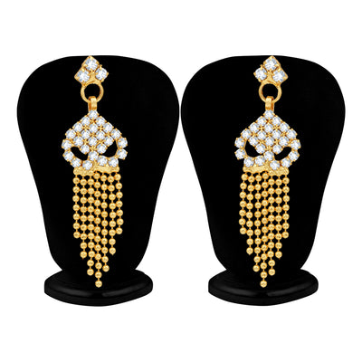 Sukkhi Glorious 24 Carat Gold Plated Austrian Diamond Choker Necklace Set for Women