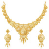 Sukkhi Astonish 24 Carat Gold Plated Leafy Choker Necklace Set for Women