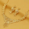 Sukkhi Astonish 24 Carat Gold Plated Leafy Choker Necklace Set for Women