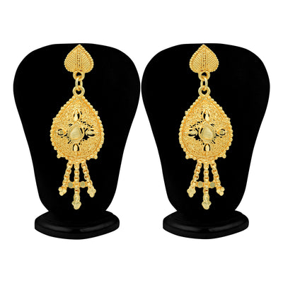 Sukkhi Fabulous 24 Carat Gold Plated Choker Necklace Set for Women