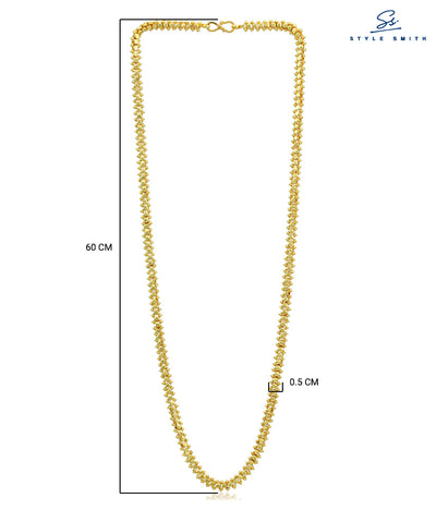 Style Smith Amazing Gold Plated Link Chain for Men