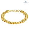 Style Smith Classy Gold Plated Link Bracelet for Men