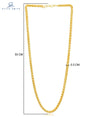 Style Smith Marvelous Gold Plated Curb Chain for Men