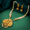 Sukkhi Traditional Gold Plated Temple Pearl Necklace Set For Women