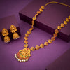 Sukkhi Temple Matte Finished Gold Plated Necklace Set For Women