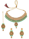 Sukkhi Trendy LCT Gold Plated Choker Necklace Set for Women