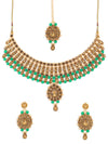 Sukkhi Trendy LCT Gold Plated Choker Necklace Set for Women