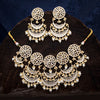 Sukkhi Sparkling Kundan Gold Plated Pearl Neckalce Set for Women