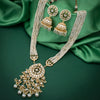 Sukkhi Marvelous Kundan Gold Plated Pearl Necklace Set for Women