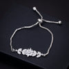 Sukkhi Dazzling CZ Rhodium Plated Bracelet For Women