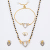 Sukkhi Lavish Gold Plated Heart Shaped Mangalsutra Combo Set for Women