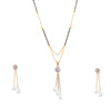 Sukkhi Dazzling Gold Plated Pearl Mangalsutra Set for Women