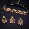 Sukkhi Splendid Gold Plated Pearl Choker Necklace Set With Maangtikka for Women