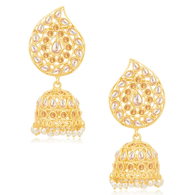 Sukkhi Amazing Gold Plated Jhumki Earring for Women