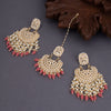 Sukkhi Astonishing Gold Plated Dangle Earring Mangtikka For Women