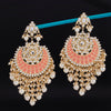 Sukkhi Splendid Dangle Gold Plated Mint Kundan & Pearl Earring For Women