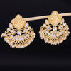 Sukkhi Graceful Floral Gold Plated Kundan & Pearl Earring For Women