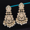 Sukkhi Elegant Dangle Gold Plated Kundan & Pearl Earring For Women