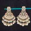 Sukkhi Ritzy Chandbali Gold Plated Mint Kundan & Pearl Earring For Women