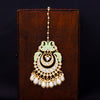 Sukkhi Glorious Peacock Gold Plated Kundan & Pearl Mangtikka For Women