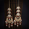 Sukkhi Lavish Dangle Gold Plated Kundan & Pearl Earring For Women