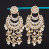 Sukkhi Exotic Chandbali Gold Plated Kundan & Pearl Earring For Women