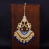 Sukkhi Pleasing Gold Plated Mint Kundan & Pearl Mangtikka For Women