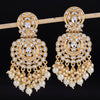 Sukkhi Shimmering Dangle Gold Plated Kundan & Pearl Earring For Women