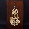 Sukkhi Elegant Gold Plated Kundan & Pearl Mangtikka For Women