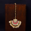 Sukkhi Graceful Gold Plated Mint Kundan & Pearl Mangtikka For Women