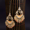 Sukkhi Pleasing Dangle Gold Plated Kundan & Pearl Mint Earring For Women