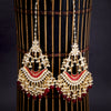 Sukkhi Splendid Dangle Gold Plated Kundan & Pearl Mint Earring For Women