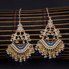 Sukkhi Alluring Dangle Gold Plated Kundan & Pearl Mint Earring For Women
