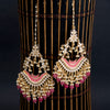 Sukkhi Beguiling Dangle Gold Plated Kundan & Pearl Mint Earring For Women