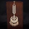 Sukkhi Chandbali Gold Plated Kundan & Pearl Mangtikka For Women