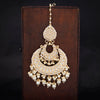 Sukkhi Eminent Gold Plated Kundan & Pearl Mangtikka For Women