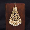 Sukkhi Pyramid Gold Plated Kundan & Pearl Mangtikka For Women