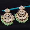 Sukkhi Gleaming Dangle Gold Plated Kundan & Pearl Earring For Women