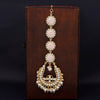 Sukkhi Gorgeous Gold Plated Kundan & Pearl Mangtikka For Women