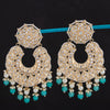 Sukkhi Beguiling Chandbali Gold Plated Kundan & Pearl Earring For Women