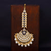 Sukkhi Graceful Gold Plated Kundan & Pearl Mangtikka For Women