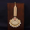 Sukkhi Striking Gold Plated Kundan & Pearl Mangtikka For Women